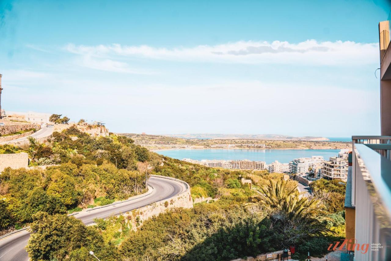 A Holiday Home In Mellieha With Gorgeous Views Buitenkant foto