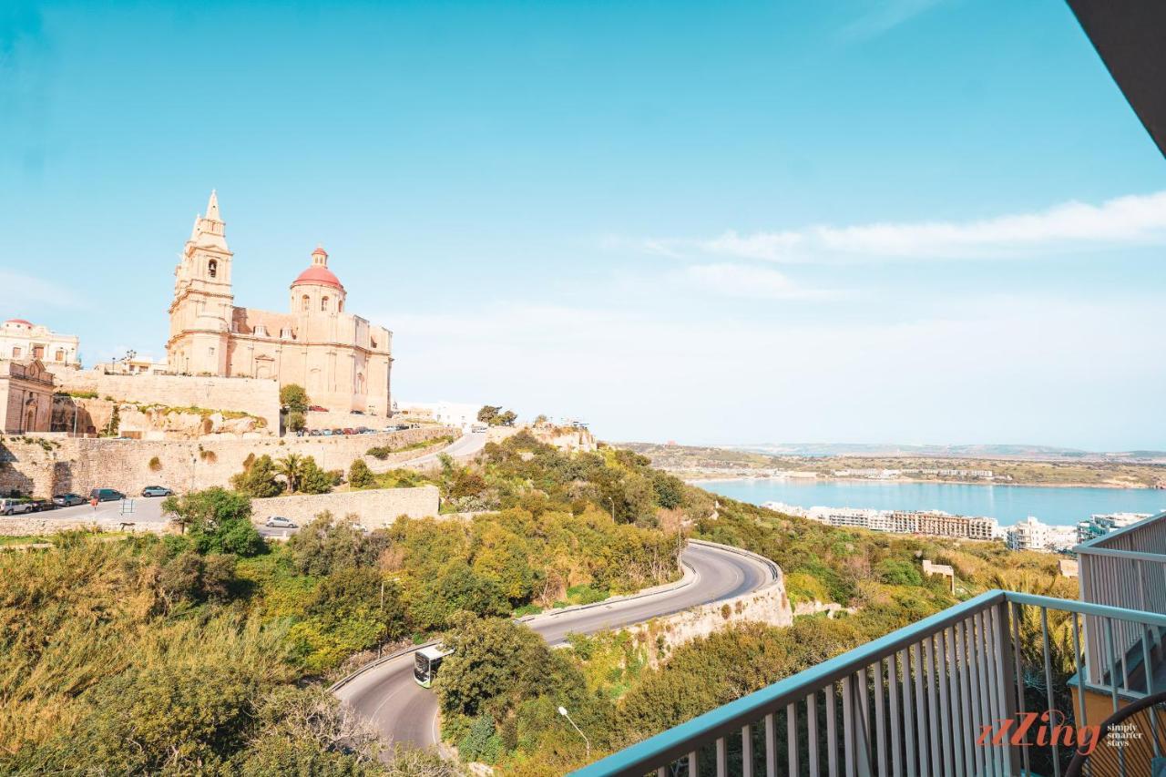 A Holiday Home In Mellieha With Gorgeous Views Buitenkant foto
