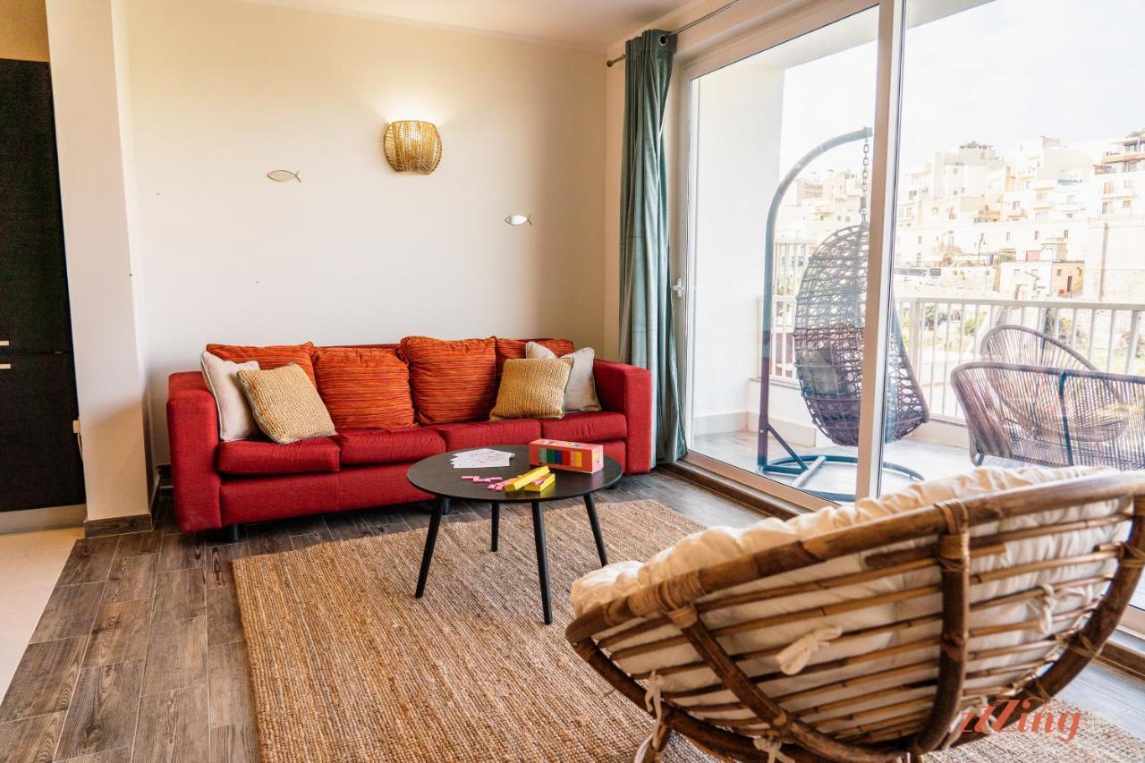 A Holiday Home In Mellieha With Gorgeous Views Buitenkant foto